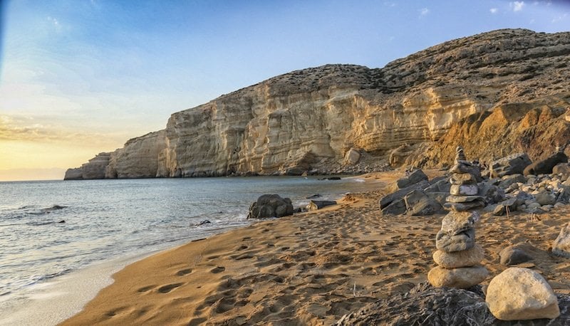 Playa Roja, Creta