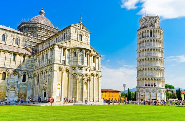 La Torre de Pisa y la Catedral