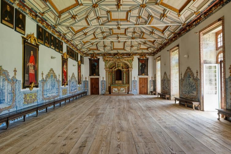 Interior del Monasterio de Tibães, Portugal