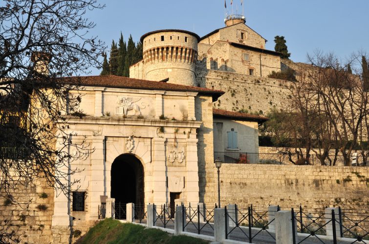 Visita el castillo de Brescia