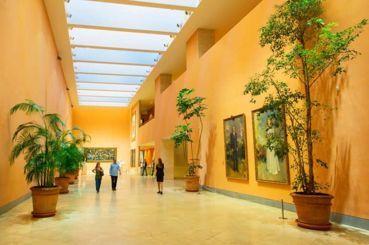 Interior del Museo Thyssen-Bornemisza, Madrid